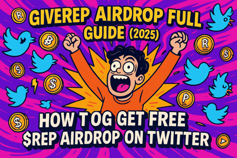 🔥 Giverep Airdrop Full Guide (2025): How to Get Free $REP Tokens On Twitter
